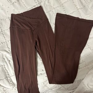 Aerie Brown Flare Pants